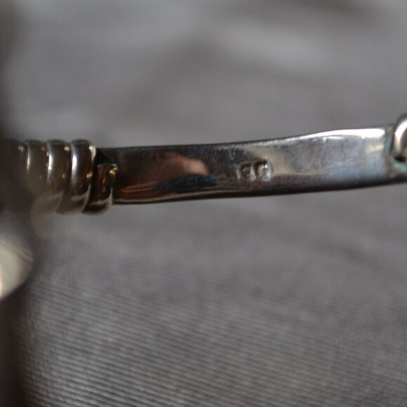 Vintage - Silver and Leather - Horse Bridle/Bit/Stirrup Bracelet. - Picture 7 of 7